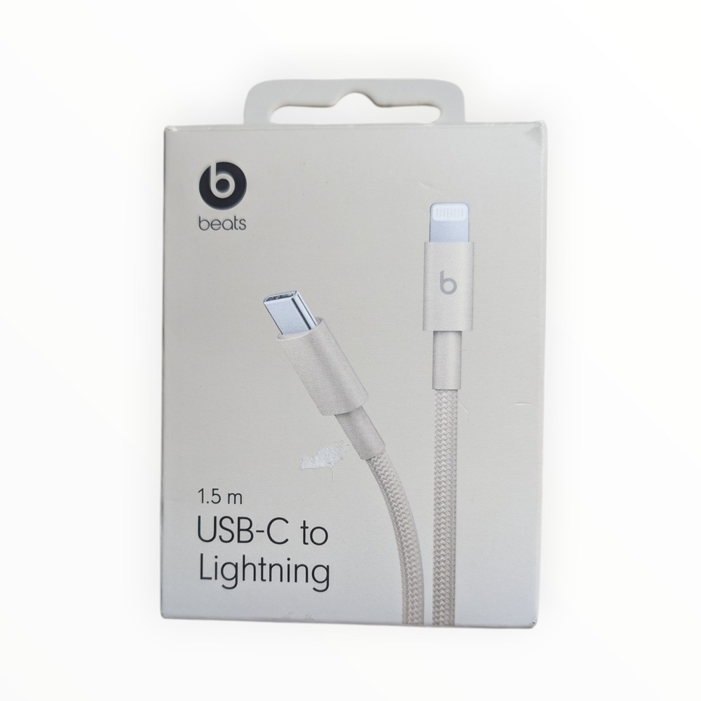 D7-O Beats USB-C To Lighting Cable 1.5m Fast Charge Woven - Stone